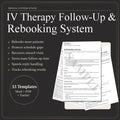 IV Therapy Follow-Up & Rebooking System | SMS/Email Sequences, Cadence Map, Retention (Word/PDF/Excel)