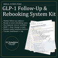 GLP-1 Follow-Up & Rebooking System Kit | Recall Cadence, No-Show Recovery, SMS/Email Scripts, Tracker