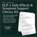 GLP-1 Side Effects Support Kit | Clinic Triage, Patient Handouts (Digital Download)