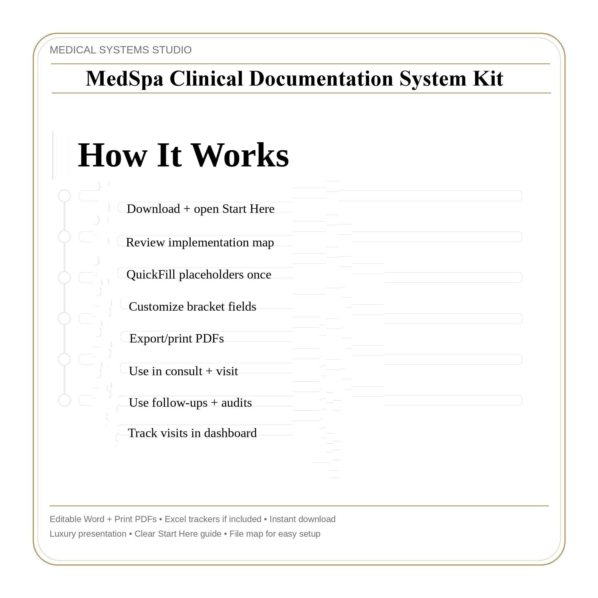 MedSpa Clinical Documentation System | Injectables, Laser, and Microneedling (Digital Download)