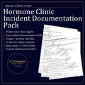 Hormone Clinic Incident Documentation Pack | TRT/HRT/BHRT Forms + Scripts (Digital Download)