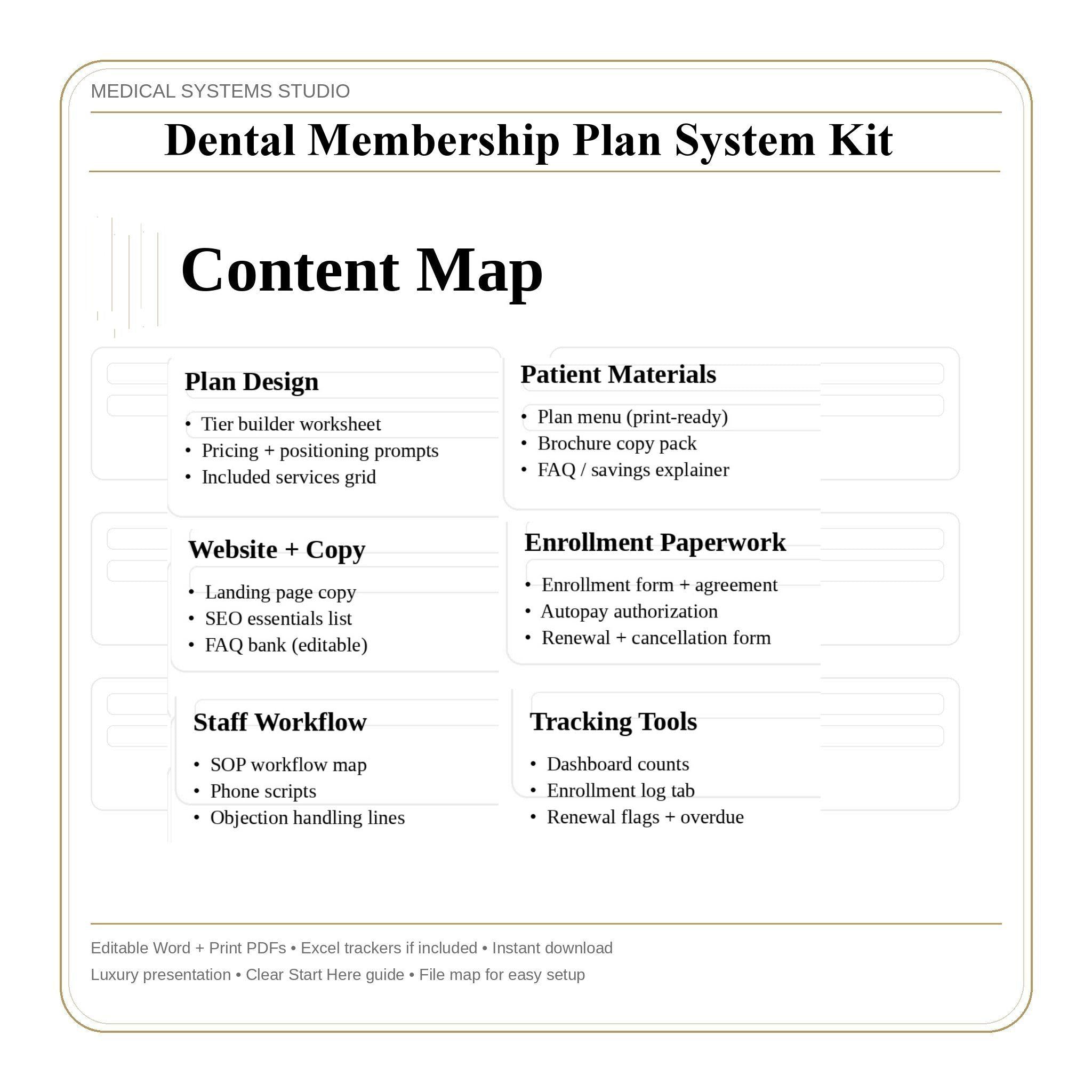 Dental Membership Plan System Kit | In-Office Savings (Digital Download)