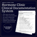 Hormone Clinic Documentation System | TRT HRT BHRT Soap Notes (Digital Download)