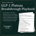 GLP-1 Plateau Breakthrough Playbook | Clinic Protocol, Decision Tree, 7 Day Reset, Tracker (Digital Download)