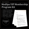 MedSpa VIP Membership Program Kit | Clinic SOP Templates (Word, PDF, xlsx)