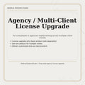 Agency / Multi-Client License Upgrade | For Medical Systems Studio Digital Products | Instant PDF