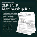 GLP-1 VIP Membership Kit | Enrollment, Autopay, Renewal Scripts (Word, PDF, Tracker)