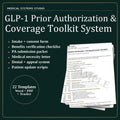 GLP-1 Prior Authorization & Insurance Coverage Toolkit | Clinic Workflow Templates