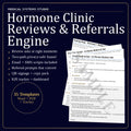 Hormone Clinic Reviews & Referrals Engine | TRT HRT BHRT Reviews qr sign, Scripts (Digital Download)