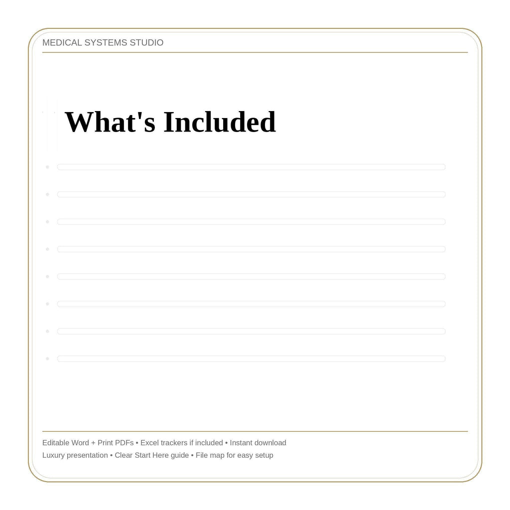 GLP-1 Welcome Packet & Roadmap Kit | Semaglutide/Tirzepatide Patient Onboarding, Expectations, Tracker (Digital Download)