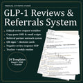 GLP-1 Reviews & Referrals System for Clinics | Clinic Reputation Kit, Review Request, QR (Digital Download)