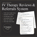 IV Therapy Reviews & Referrals System | Google Review QR Signs + SMS/Email Scripts (Digital Download)